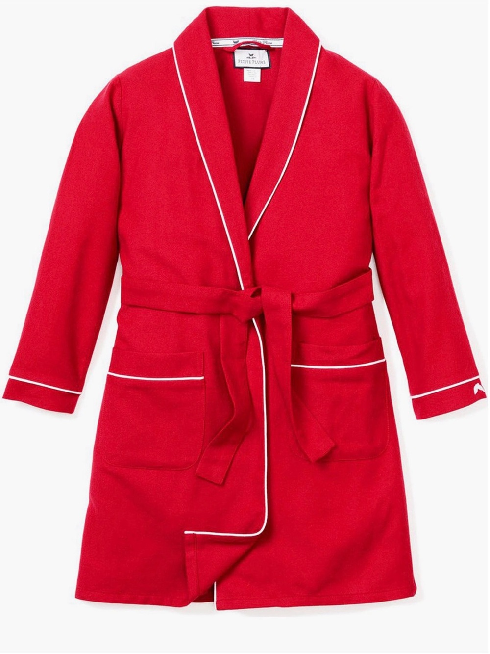 Petite Plume Kids’ Red Flannel Robe